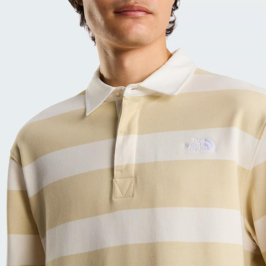 Polo The North Face in felpa a righe uomo