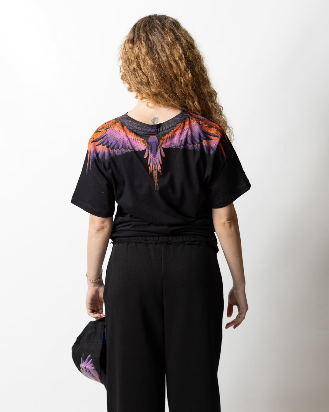 T-Shirt Marcelo Burlon "Icon Wings Multicolor" donna