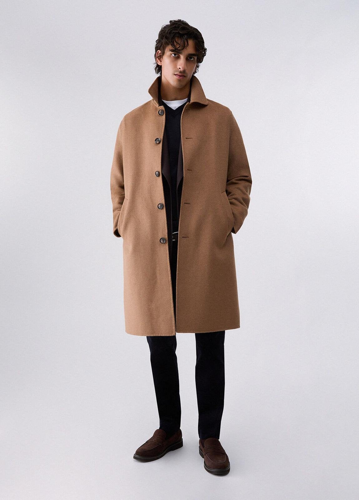 Cappotto Liu Jo monopetto in misto lana