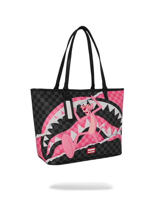 Borsa Sprayground nero PINK PANTHER ON THE RUN TOTE