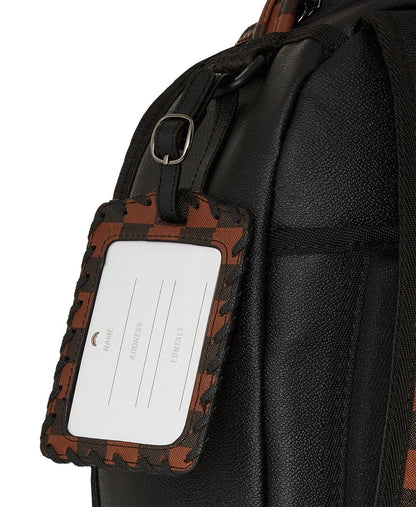 Zaino Sprayground nero dose of check deux backpack
