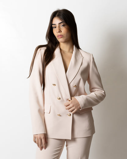  Giacca blazer Nenette doppiopetto con bottoni donna