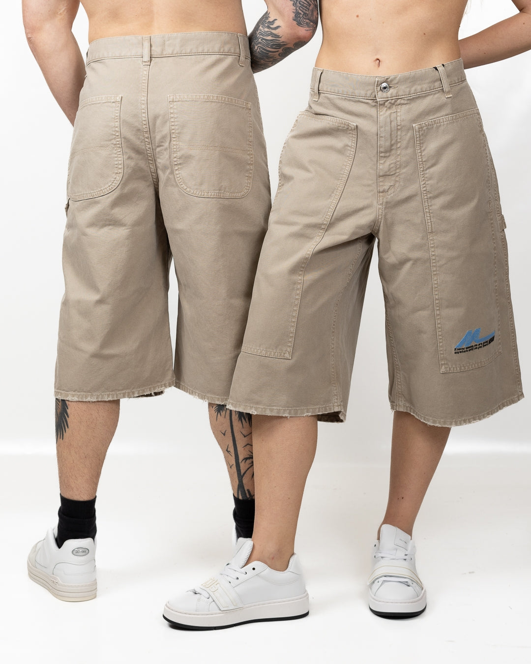 Bermuda MSGM carpenter con ricamo