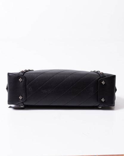 Borsa John Richmond con logo "JR" e borchie