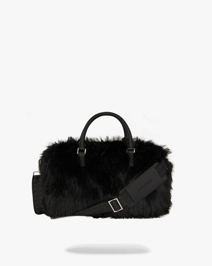 Borsa Sprayground nero "FUR CRAY BLACK MINI DUFFLE"