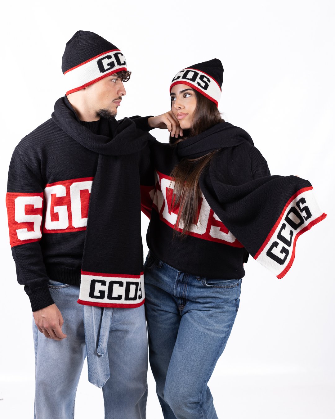 Cappello GCDS in misto lana "Band Logo"