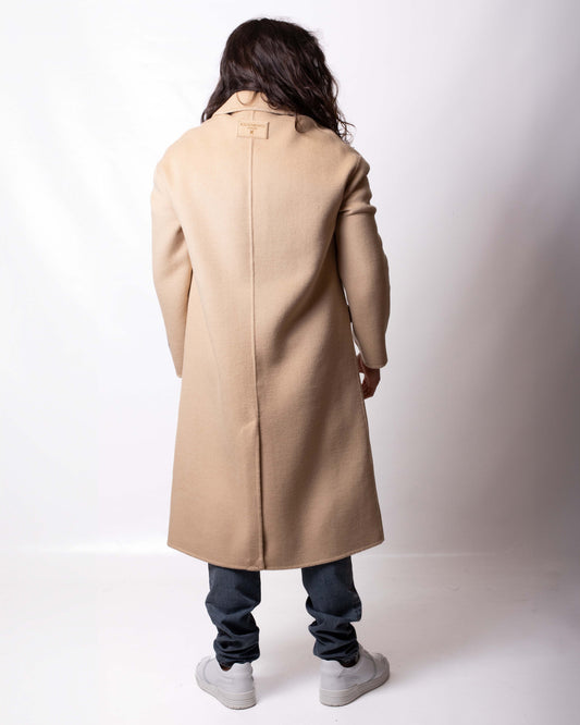 Cappotto Richmond X in misto lana con etichetta e patch donna