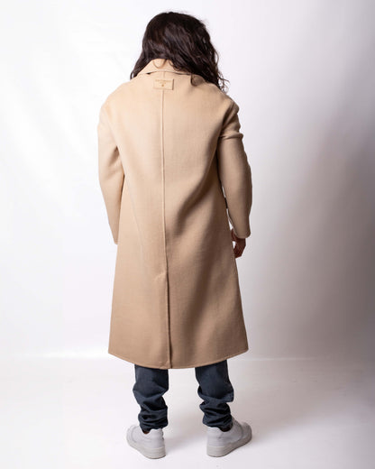 Cappotto Richmond X in misto lana con etichetta e patch donna