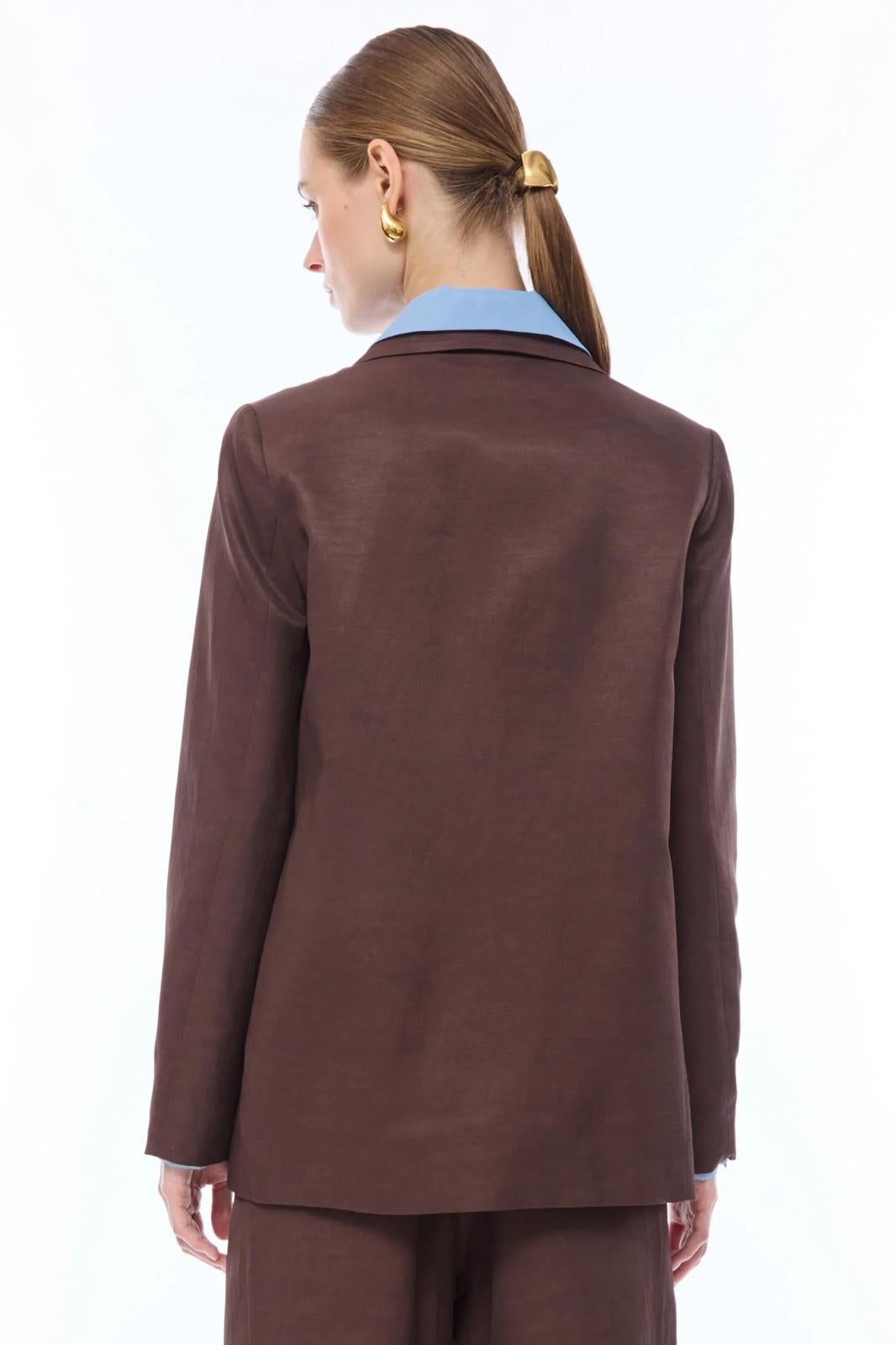Giacca blazer Nenette fluida monopetto donna