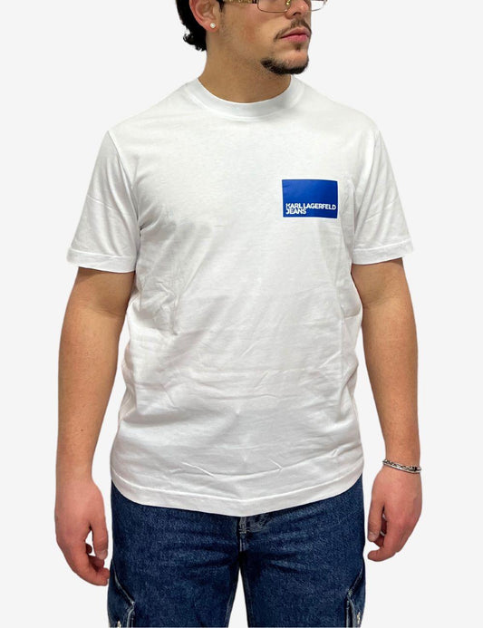 T-Shirt Karl Lagerfeld con etichetta logata uomo