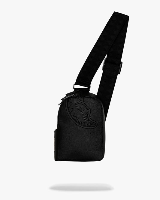 Tracolla Sprayground nero GOLD BRICK LUX BACKPACK SLING