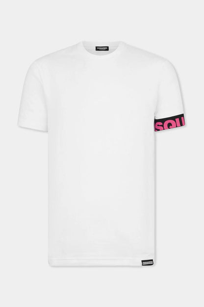 T-Shirt Dsquared2 con fascia logata uomo