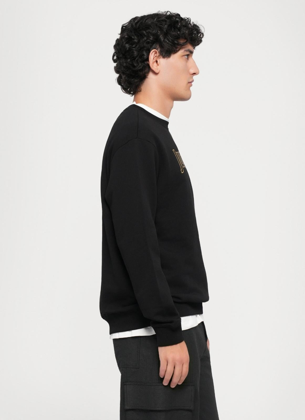 Felpa Just Cavalli girocollo "Institutional Logo" uomo