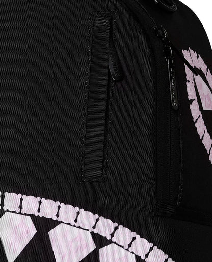 Zaino Sprayground nero Pink Panther diamond shark dlxr backpack