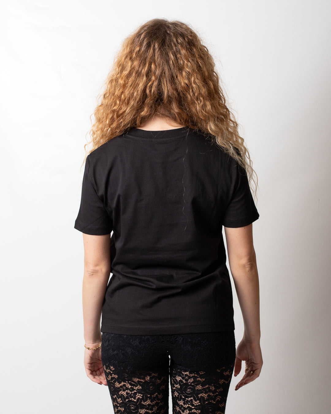 T-Shirt Just Cavalli "Logo beads strass" donna
