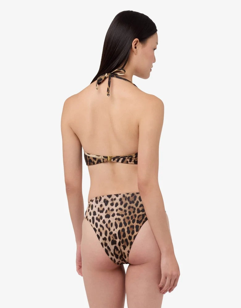 Fascia mare Moschino Swim animalier donna