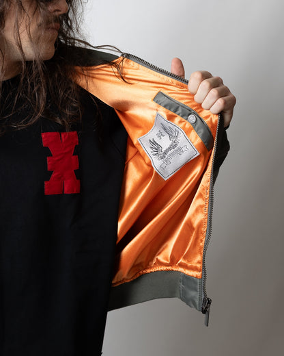 Giubbotto Richmond X bomber con patch logate uomo