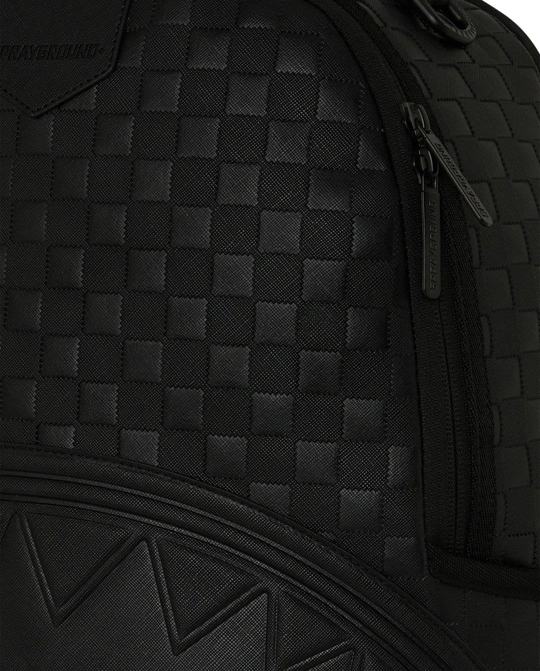 Zaino Sprayground nero RAISED CHECK BACKPACK