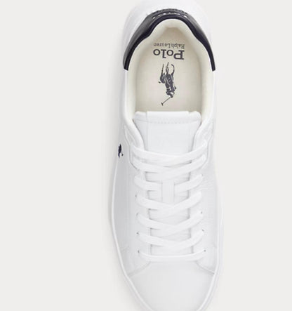 Sneakers Polo Ralph Lauren in pelle con ricamo uomo