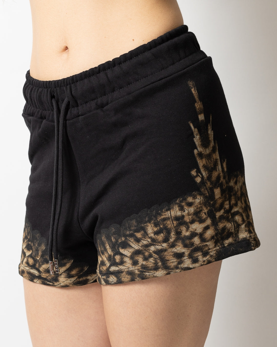Short Marcelo Burlon in felpa "Wings Animalier" donna