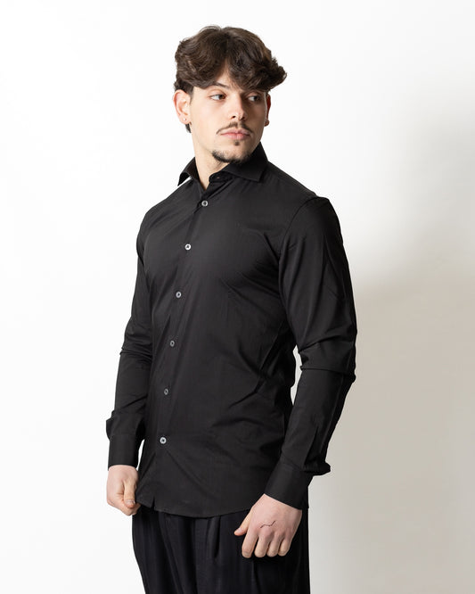 Camicia Daniele Alessandrini "Sartoria" collo francese uomo