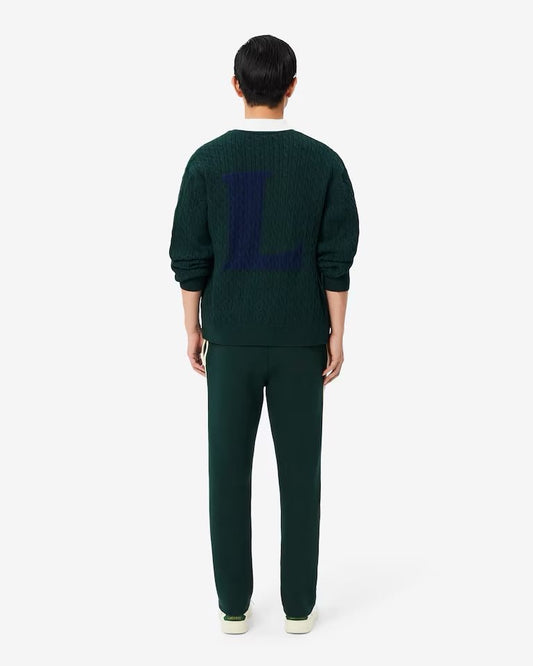 Pantalone Lacoste con logo ricamato