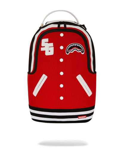 Zaino Sprayground rosso Varsity shark dlx backpack