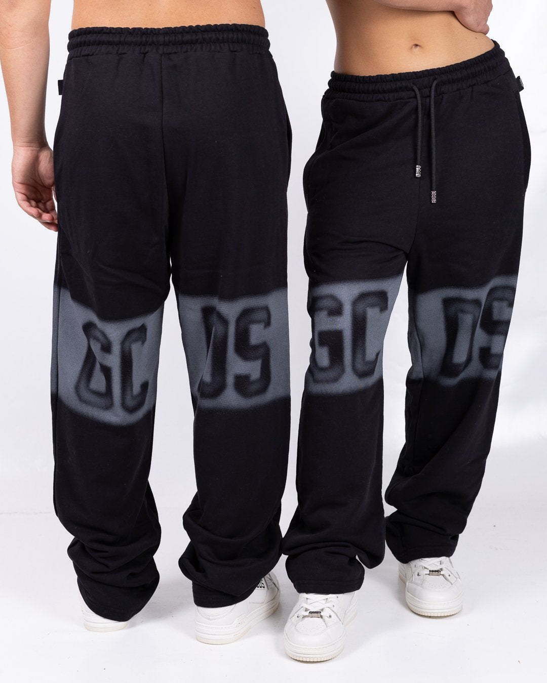 Pantalone sportivo GCDS con logo sfumato a contrasto 