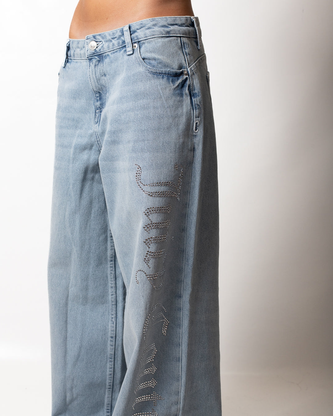 Jeans Juicy Couture "Diamante" Wide Leg donna