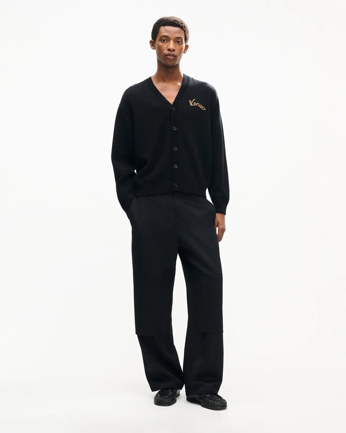 Cardigan Kenzo Paris in lana con grafica di perline luminose