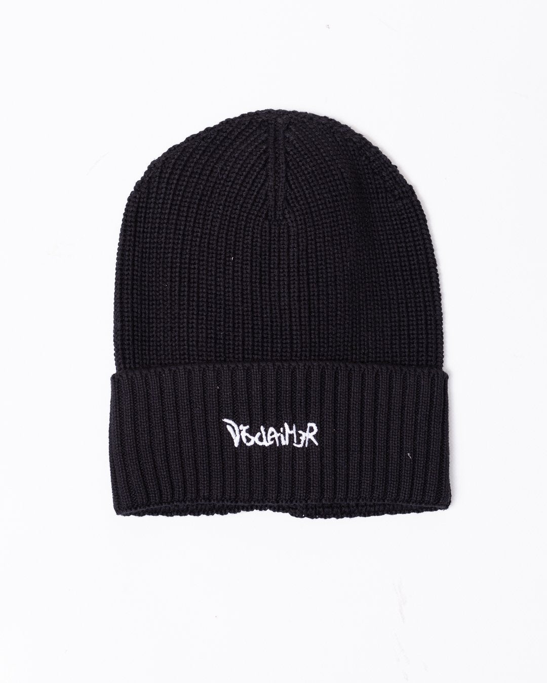 Cappello Disclaimer con risvolto e logo ricamato