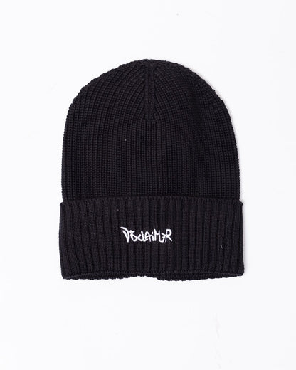 Cappello Disclaimer con risvolto e logo ricamato