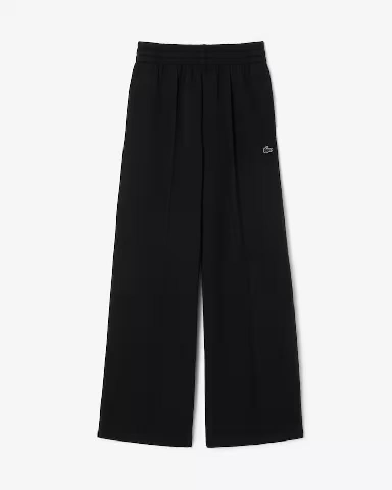 Pantalone Lacoste in felpa a gamba ampia donna