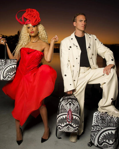 Zaino Sprayground bianco A.I. journey to the mind dlxv backpack