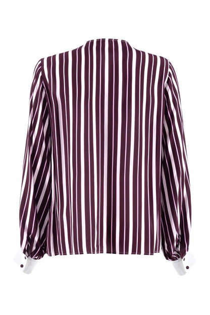 Blusa Nenette a righe con fascia removibile