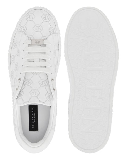 Sneakers Phillipp Plein "Logo Monogram Strass" uomo