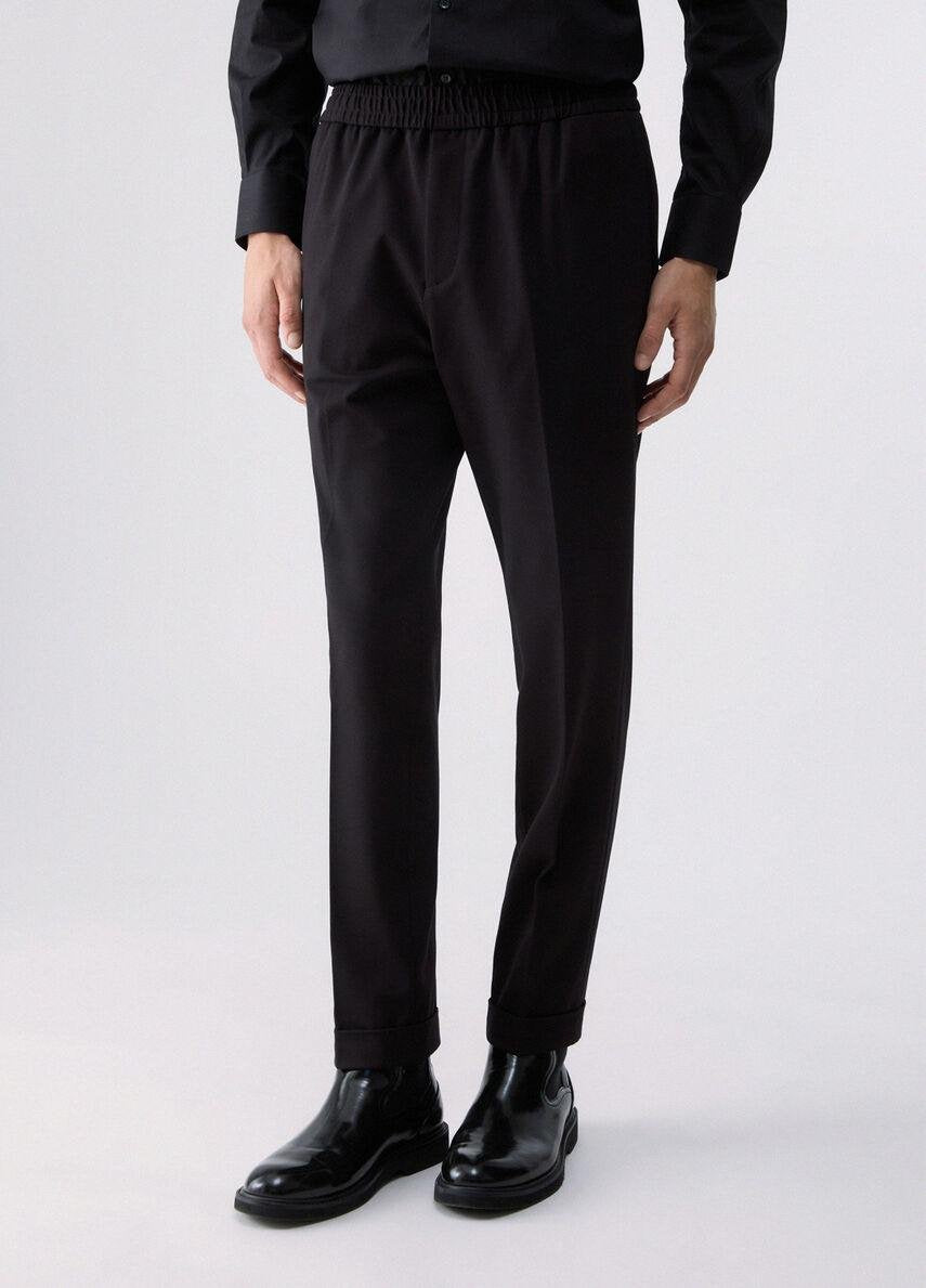 Pantalone Liu Jo "JoggJersey"con logo metallico