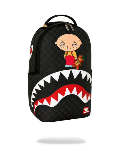 Zaino Sprayground nero FAMILY GUY STEWIE HOLDING BEAR KEYCHAIN BACKPACK 