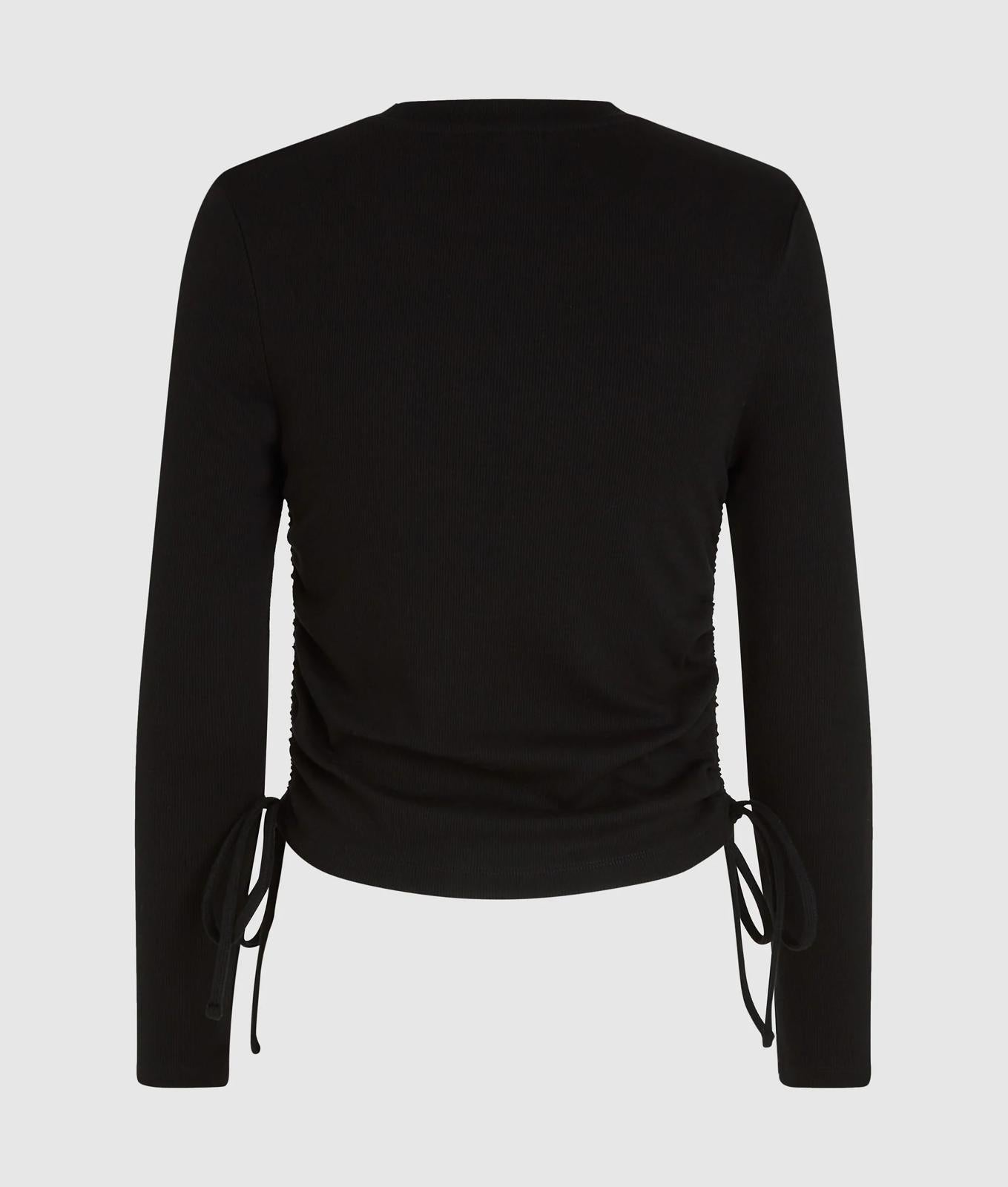 Top Karl Lagerfeld Jeans in costina con laccetti donna