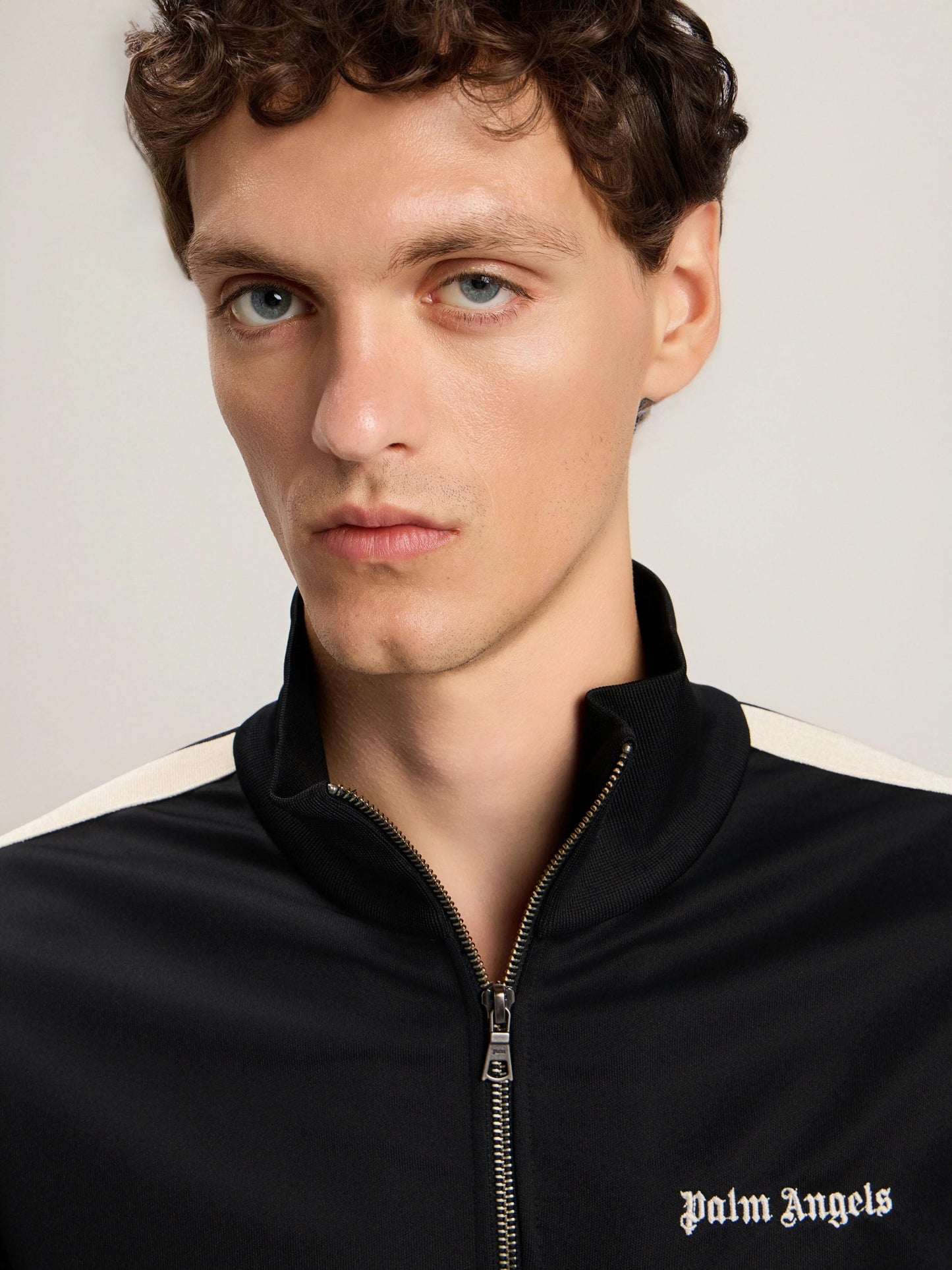 Felpa Palm Angels fullzip "Classic Logo" uomo