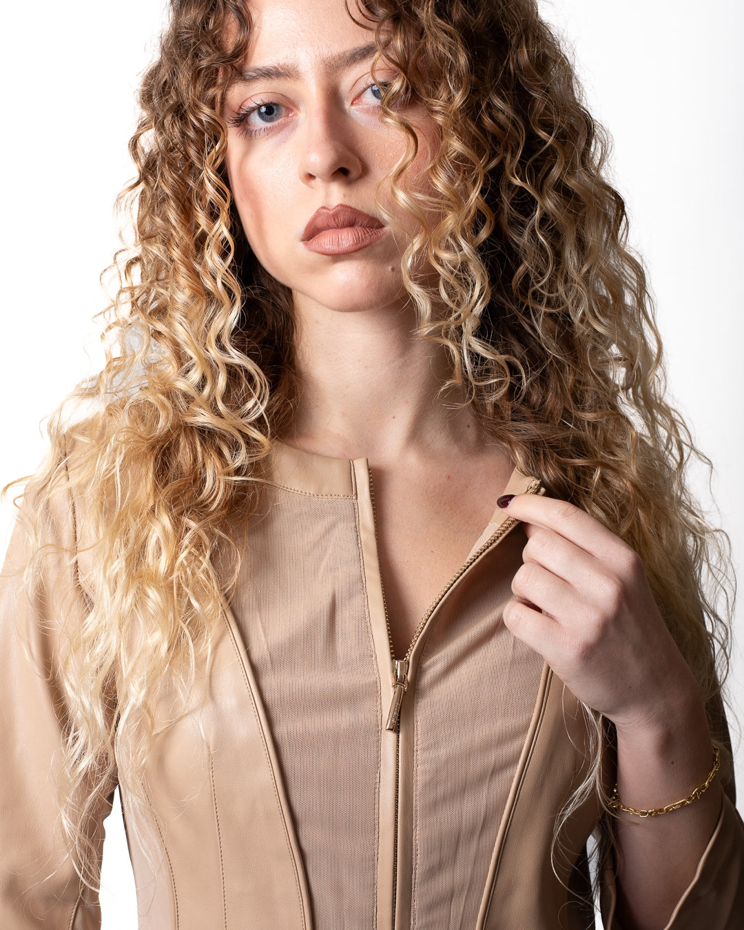 Giacca Nenette in ecopelle donna