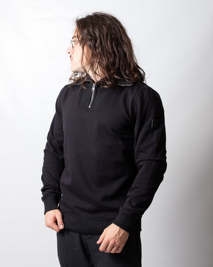 Felpa Liu Jo mezzazip a collo alto uomo