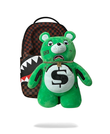 Zaino Sprayground marrone BEAR POUCH 2N1 BACKPACK