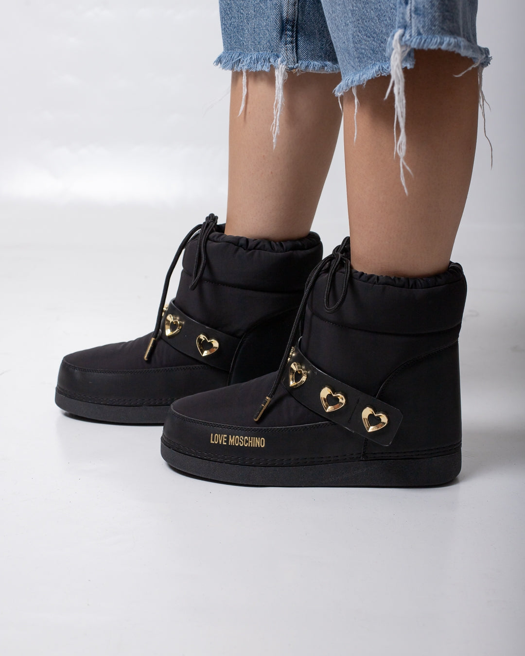 Stivale Love Moschino da neve in nylon donna