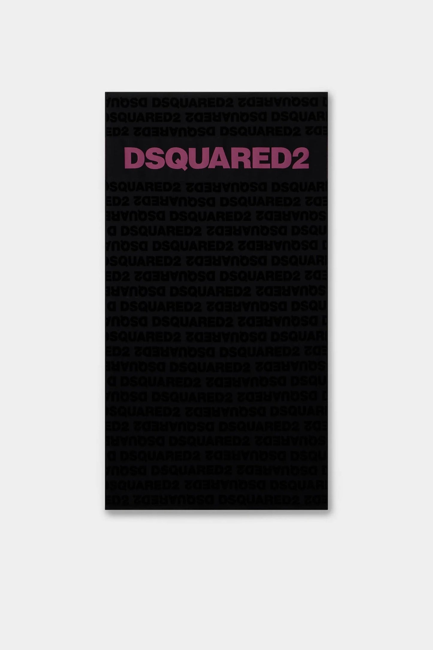 Telo mare Dsquared2 in spugna con logo all-over