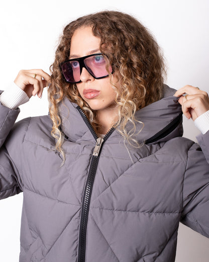 Piumino Richmond X con zip sul cappuccio donna