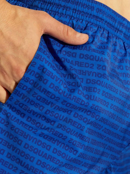 Boxer mare Dsquared2 con logo jacquard uomo