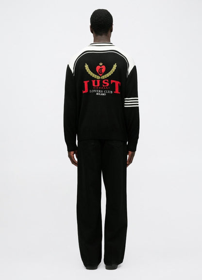 Maglia Just Cavalli polo "Logo Jacquard" uomo