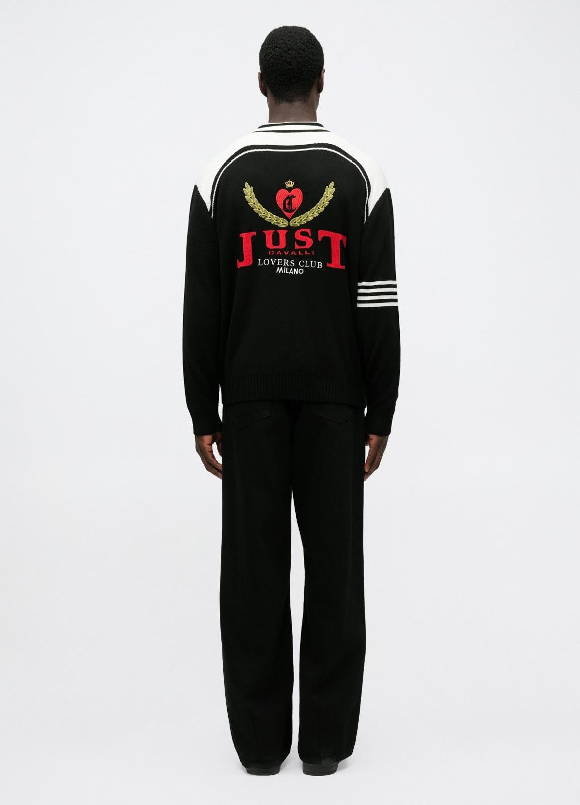 Maglia Just Cavalli polo "Logo Jacquard" uomo