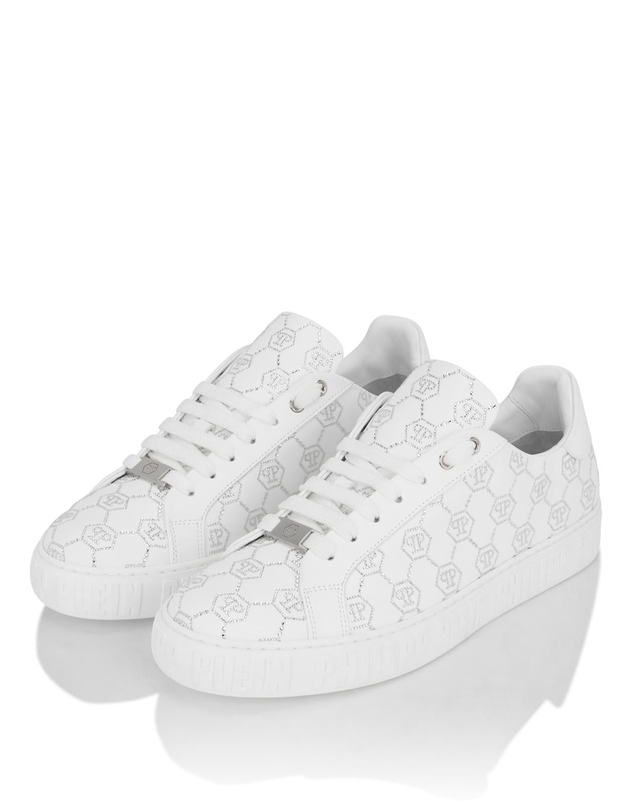Sneakers Phillipp Plein "Logo Monogram Strass" uomo